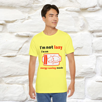 ''I am Not Lazy...'' Cat T-Shirt | Nunu&Miao Studio
