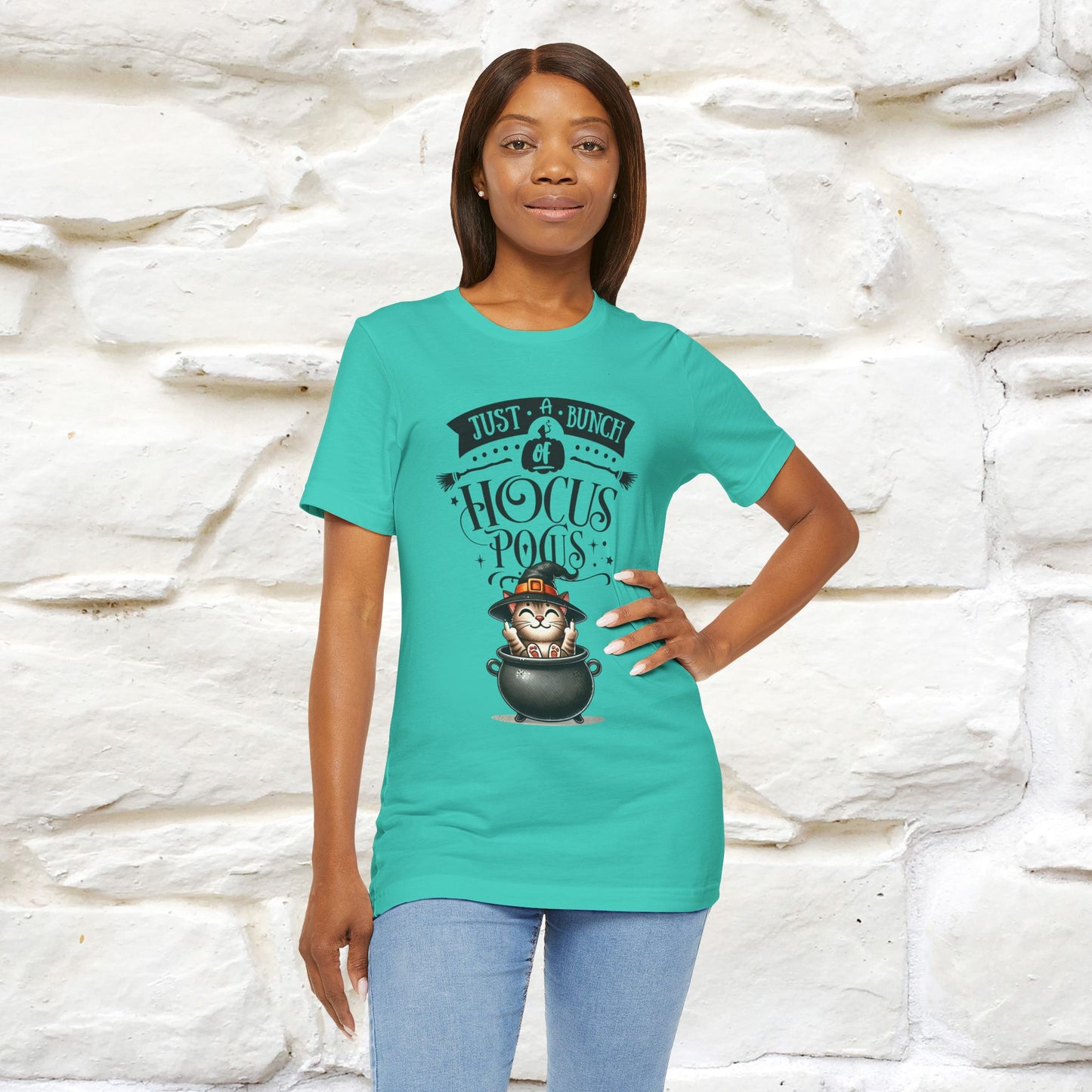 "Just A Bunch Of Hocus Pocus" Cat  T-shirt |Nunu&Miao Studio