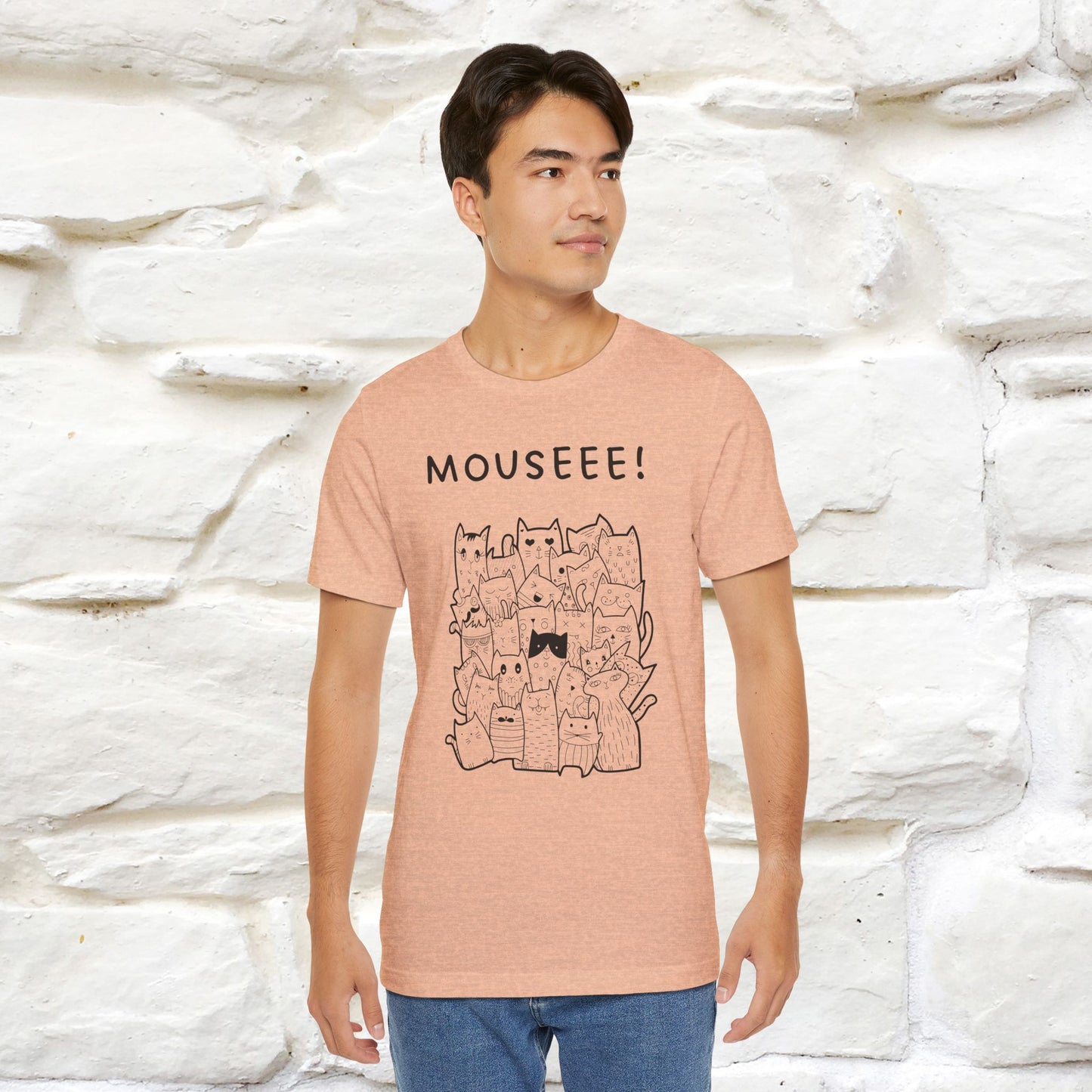 "Mouseee!" Cute Cat T-Shirt for Men & Women | 100% Cotton* 🐾