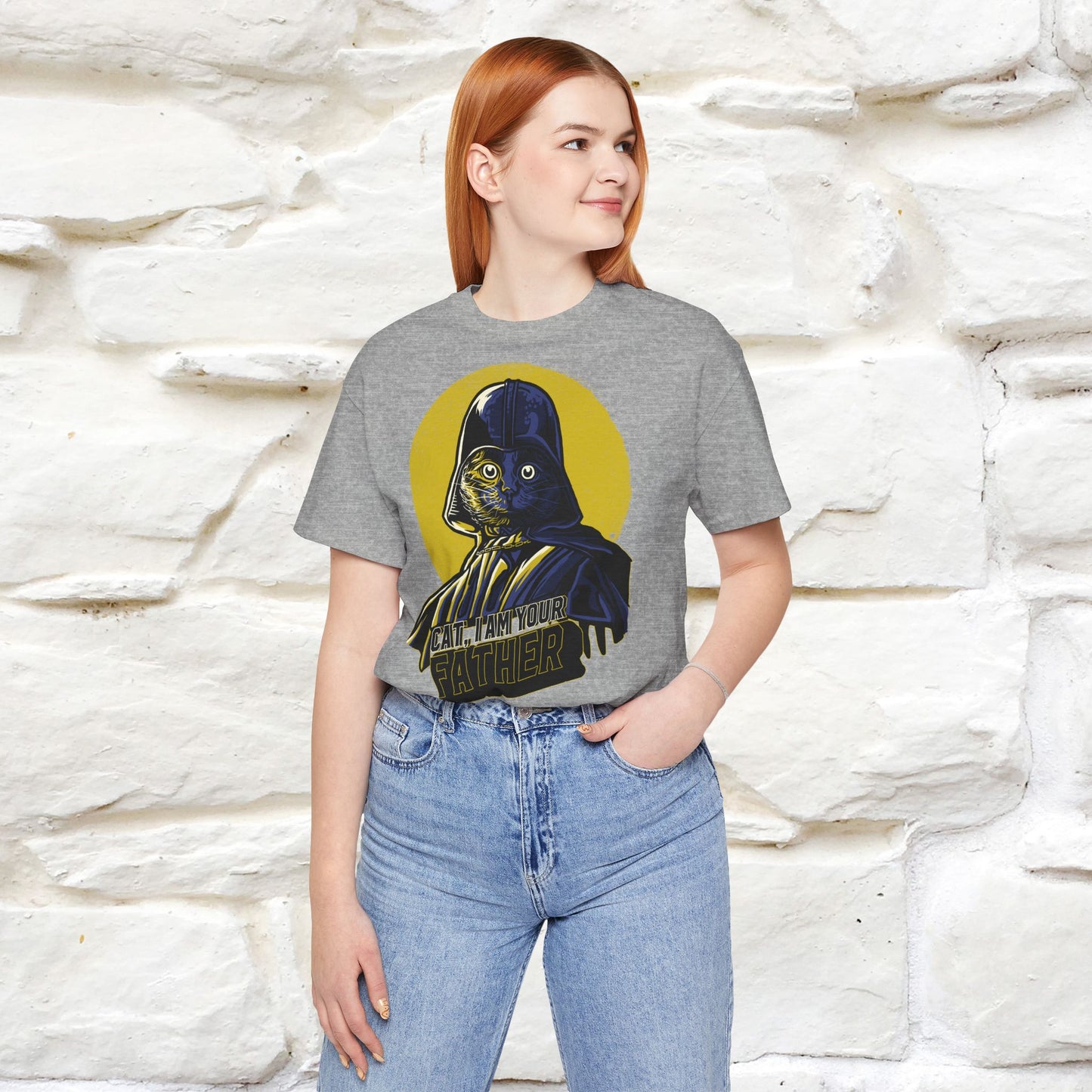 Cat I Am Your Father T-Shirt | Fun Cat & Movie Parody Tee for Men & Women | 100% Cotton