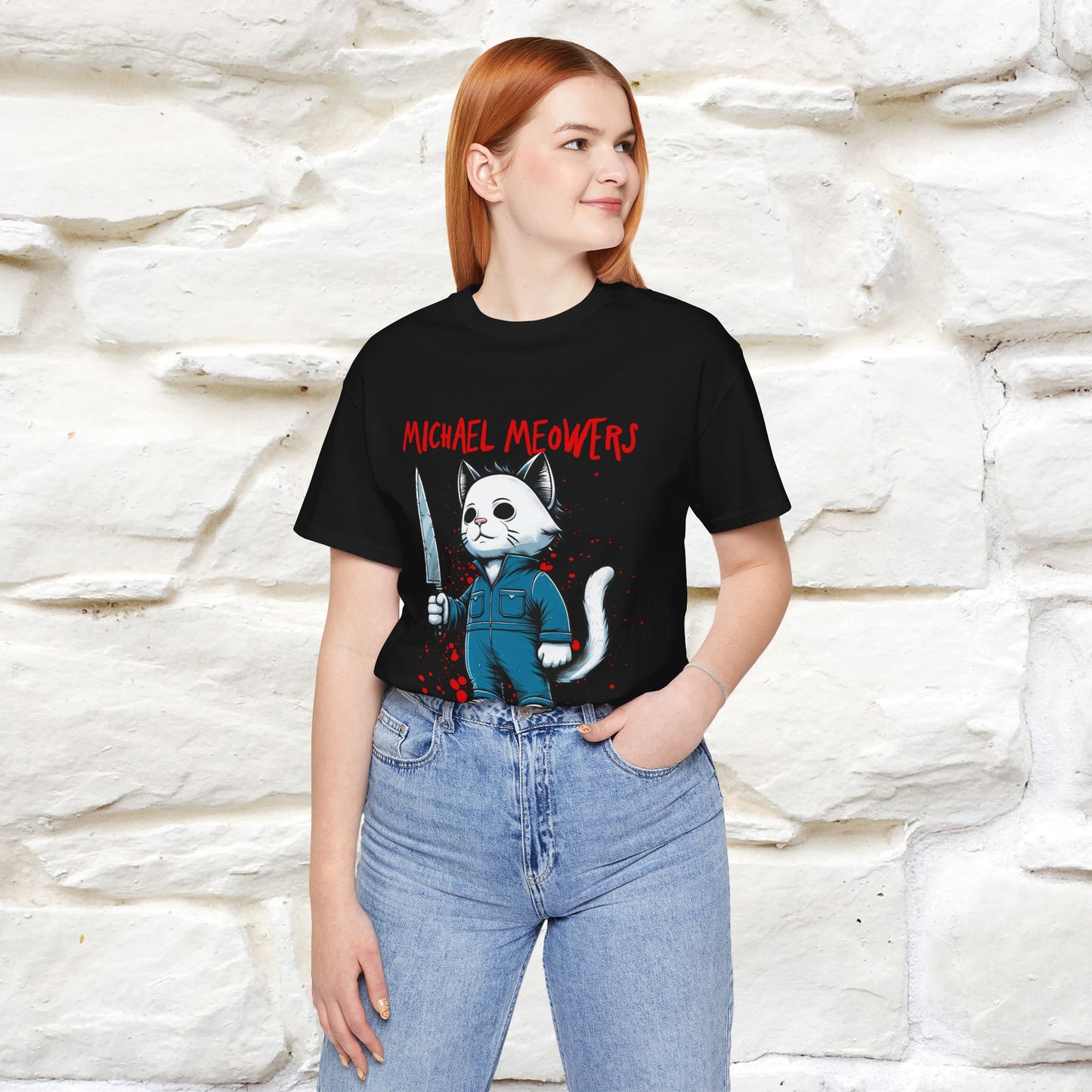 ''Michael Meowers'' Cat T-Shirt |  | Nunu&Miao Studio