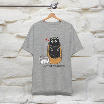 "Antidepressants" Funny Cat T-Shirt for Men & Women | 100% Cotton* 🐾