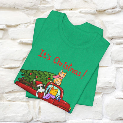 It's Christmas | Festive Cat Christmas Shirt for Men & Women | 100% Cotton*