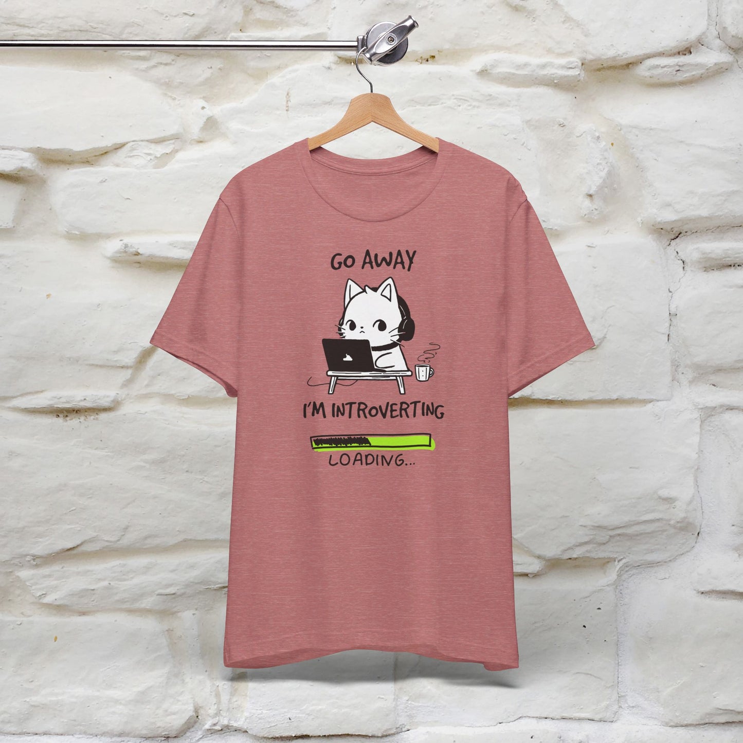 '' Go Away I Am Introverting '' T-shirt for Man 100% Cotton* - Nunu&Miao Studio