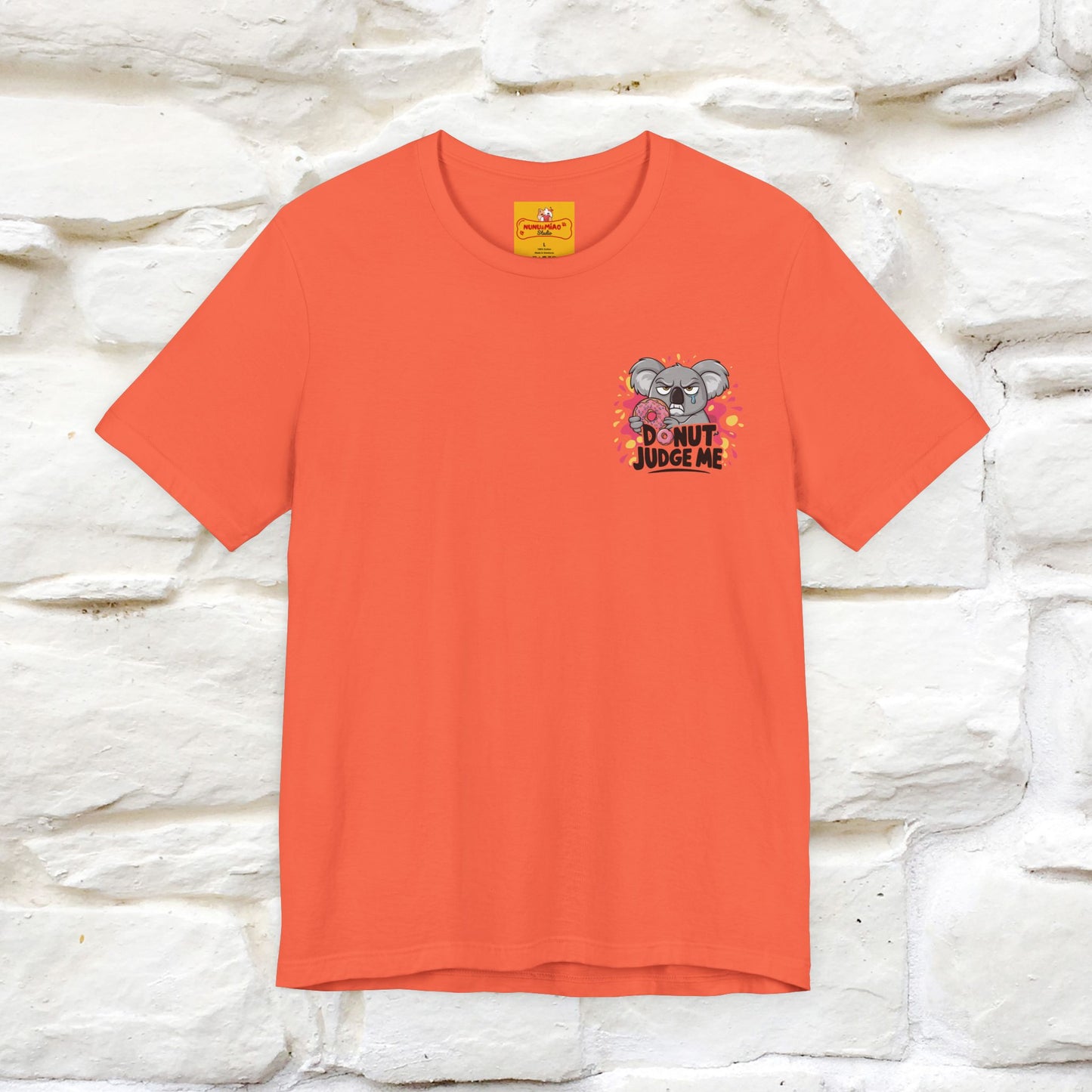 "Donut Judge Me " |Funny  T-Shirt | Front & Back Design | Nunu&Miao Studio
