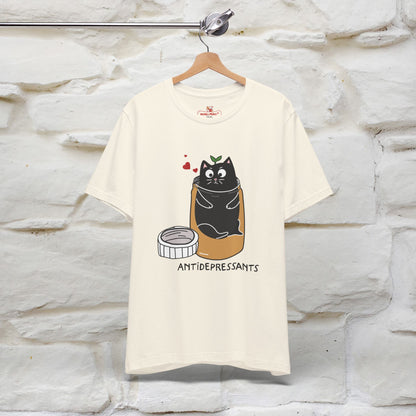 "Antidepressants" Funny Cat T-Shirt for Men & Women | 100% Cotton* 🐾