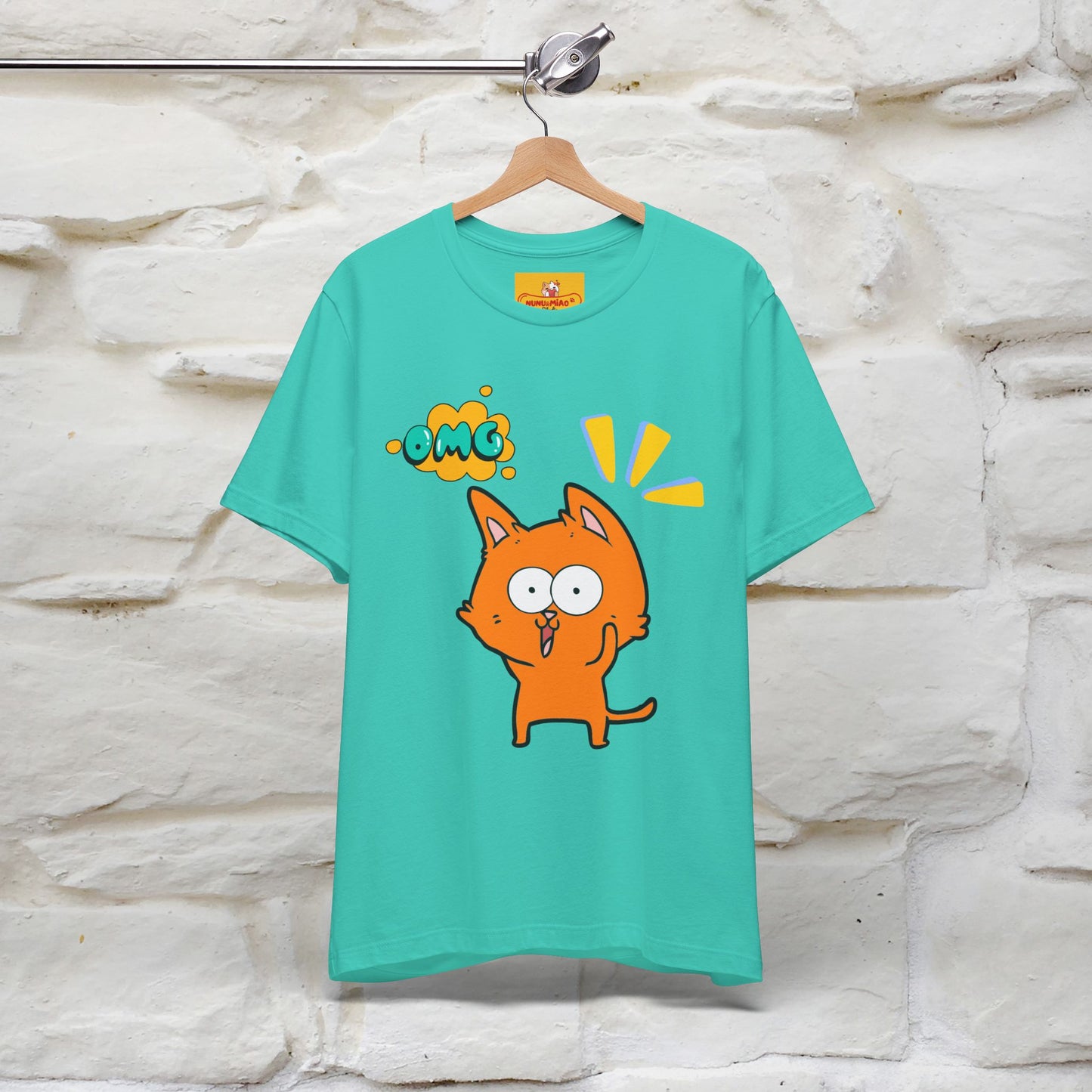 ''Oh My God'' Cat T-Shirt | Nunu&Miao Studio