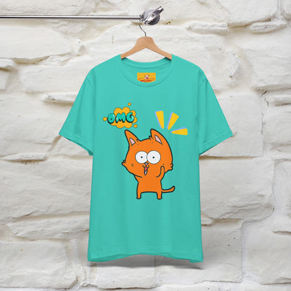''Oh My God'' Cat T-Shirt | Nunu&Miao Studio