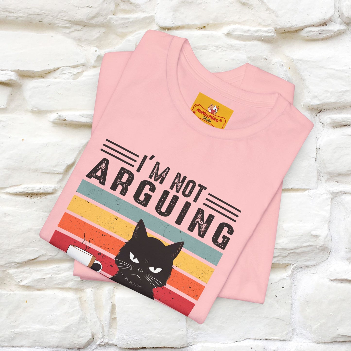 Non sto discutendo, sto spiegando perché ho ragione T-shirt con gatto per uomo e donna | 100% cotone* Maglietta divertente
