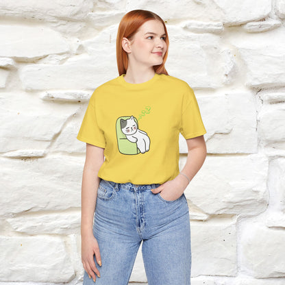 "Keep going… the couch isn’t going to nap on itself." Cat T-Shirt| Front & Back Design | Nunu&Miao Studio