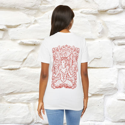 "Superbia'' Cat T-Shirt Front and Back Design | Nunu&Miao Studio