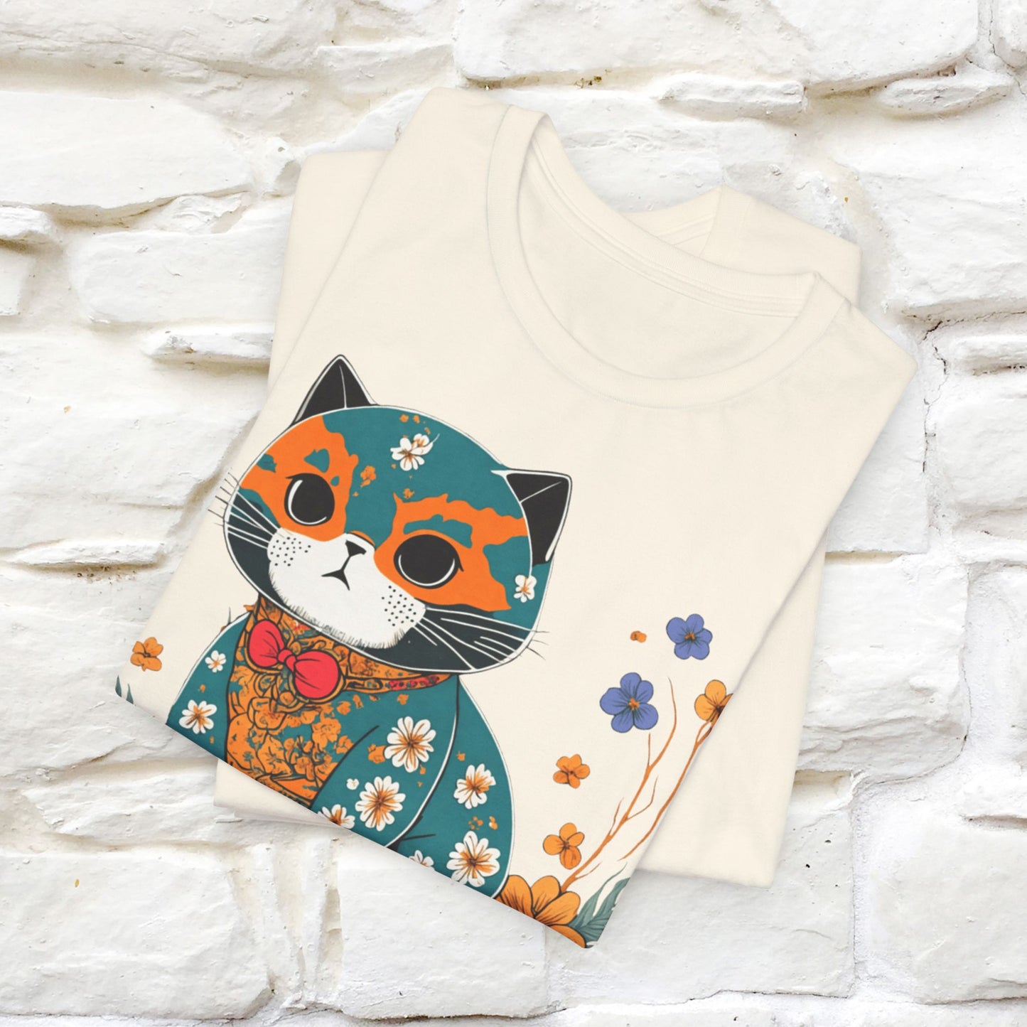 Zen Garden Cat: Japanese-Inspired T-Shirt for Men & Women | 100% Cotton*