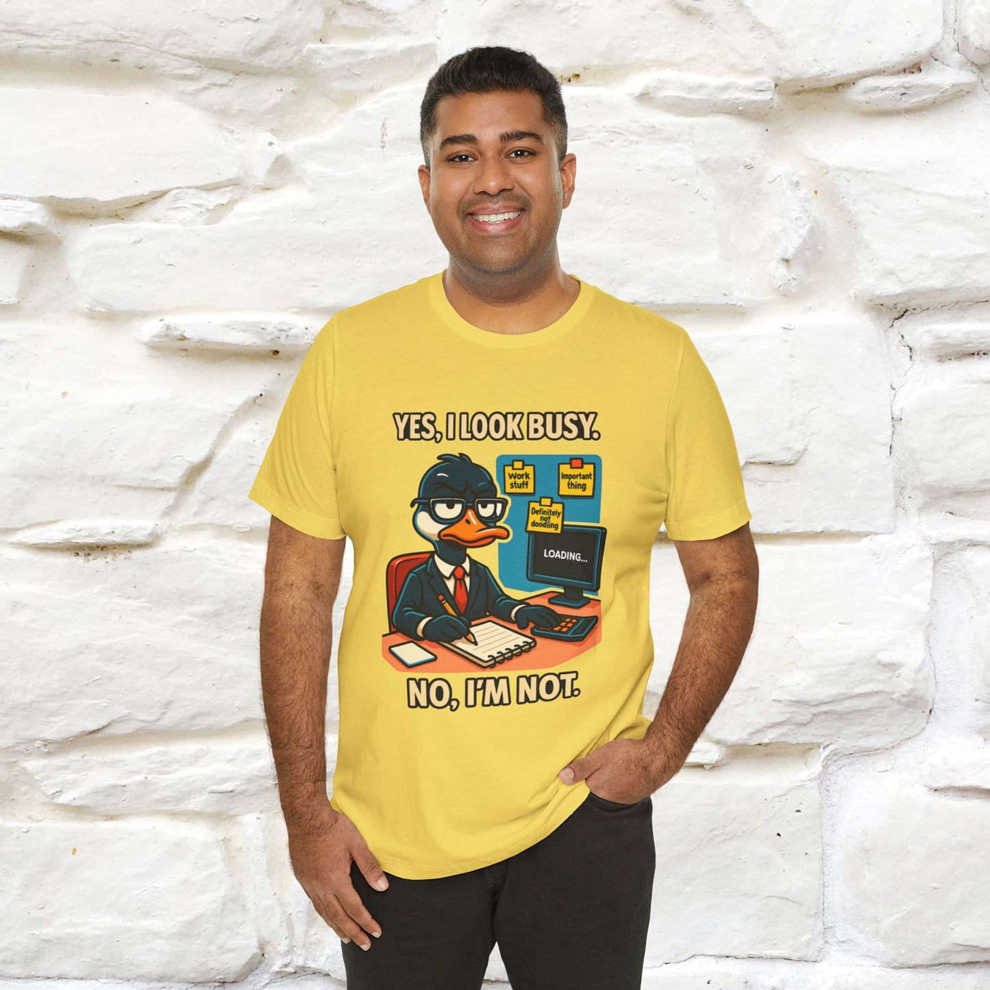''Yes, I Look Busy. No I'm Not.''|  Sarcastic Cat T-Shirt | Nunu&Miao Studio