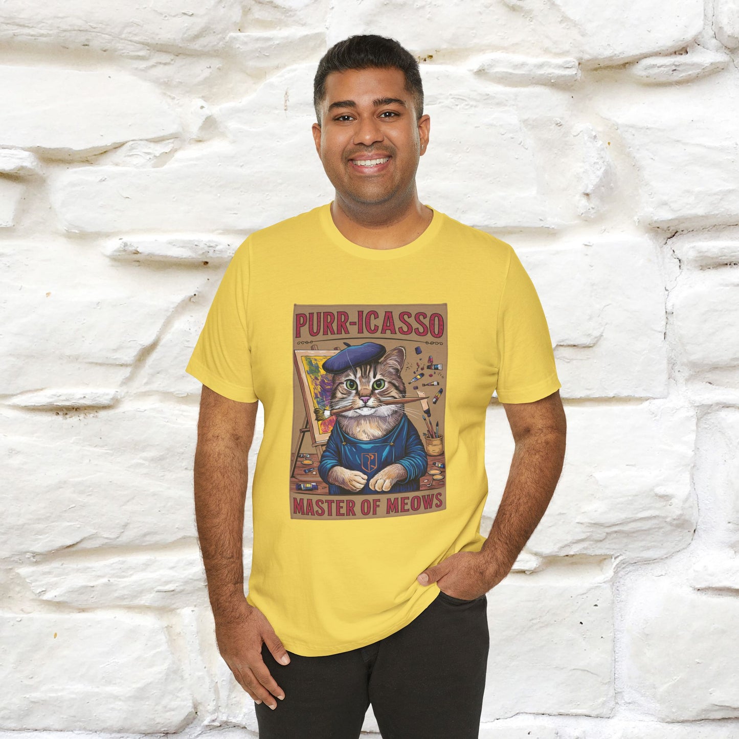 ''Purr-Icasso Masters Of Meows'' | CatT-Shirt | Nunu&Miao Studio