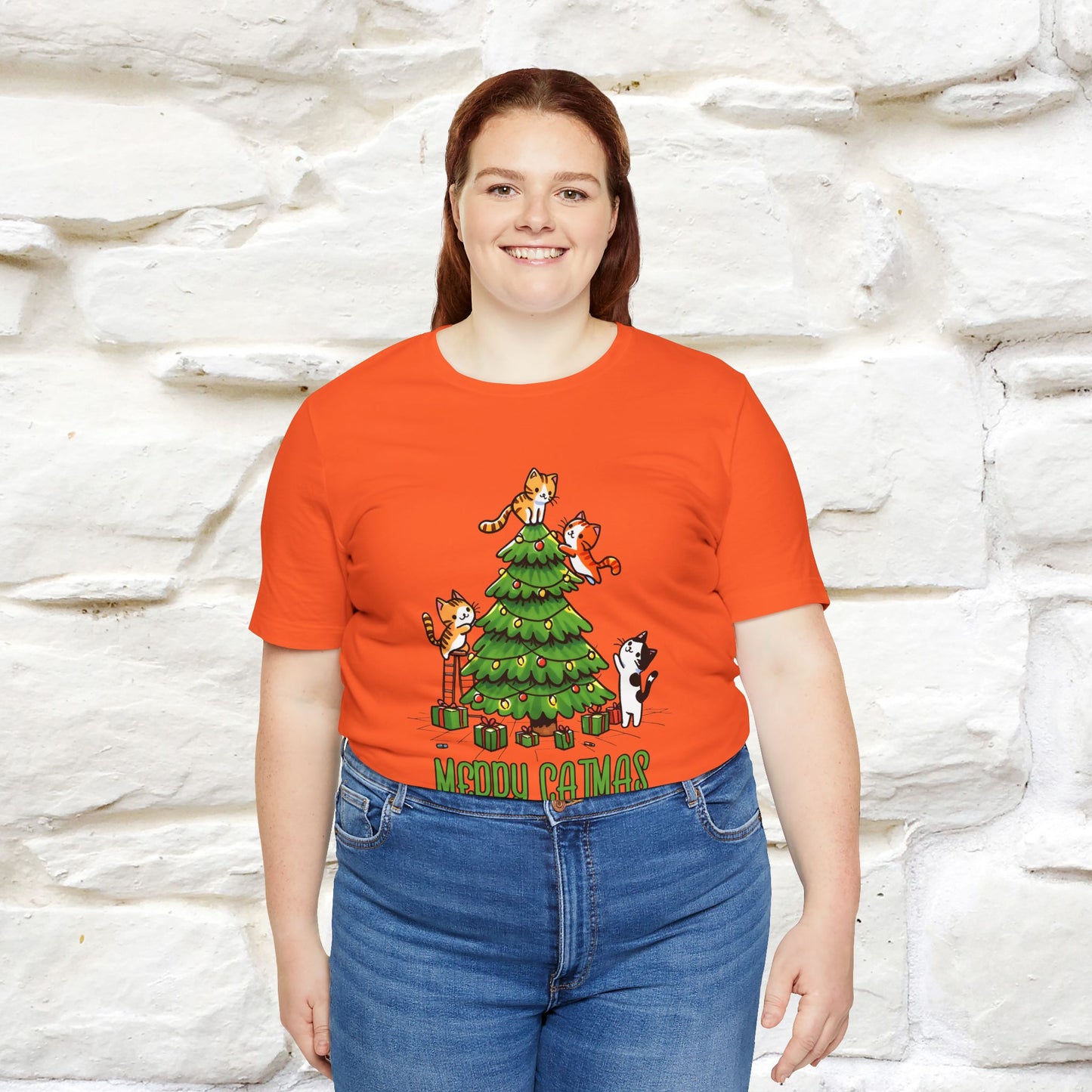 ''Merry Catmas'' | Cattitude Christmas Tee| Nunu&Miao Studio - Nunu&Miao Studio