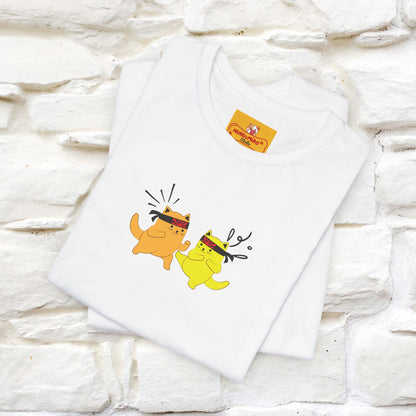 "You Have the Power to Protect Your Peace" Cat T-Shirt| Front & Back Design | Nunu&Miao Studio