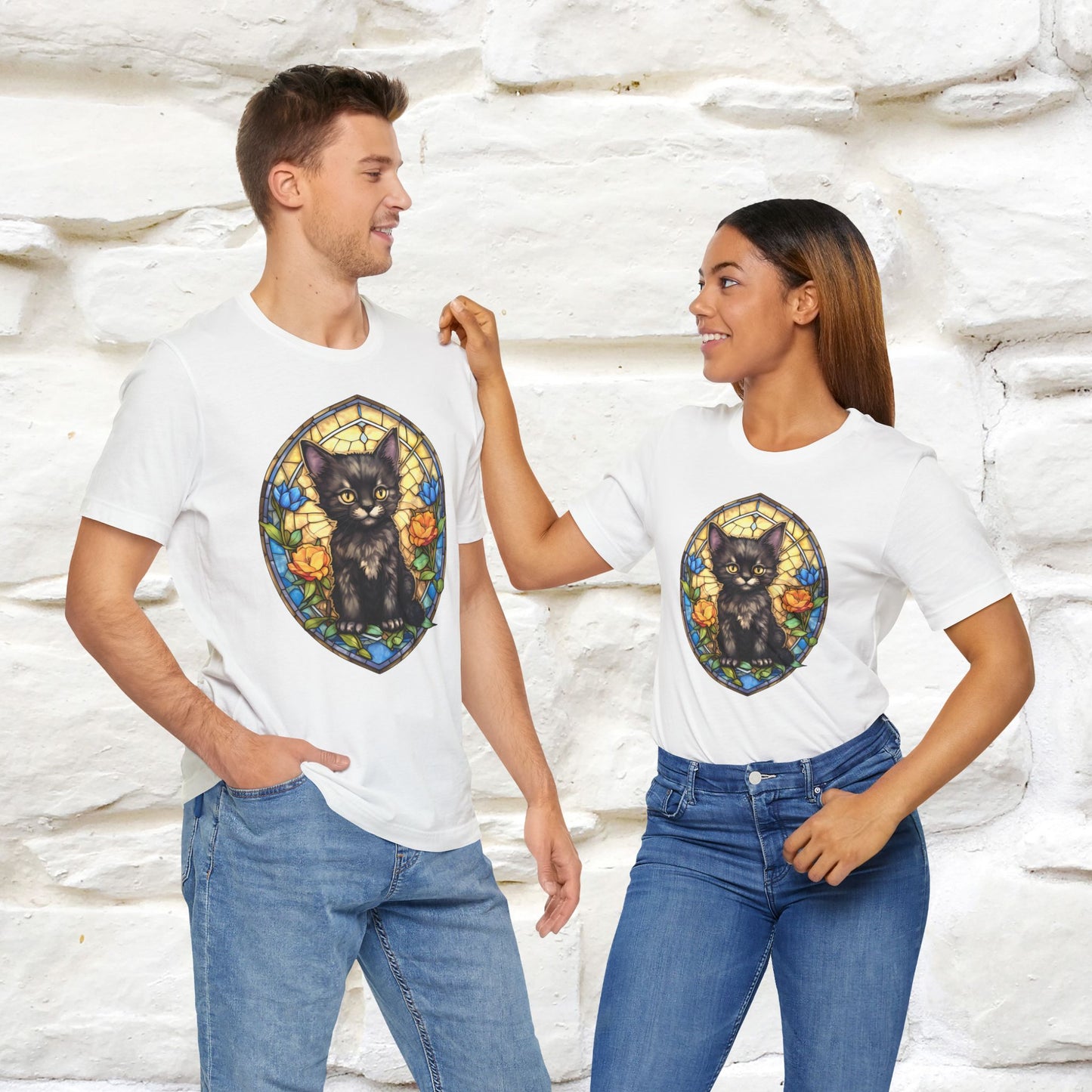 "Cat Mosaic" Cute Cat T-Shirt for Men & Women | 100% Cotton 🐾