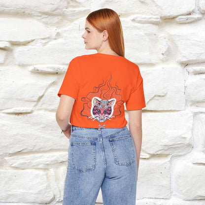 ''Air Fire Cat'' | Cat T-Shirt Front and Back Design | Nunu&Miao Studio