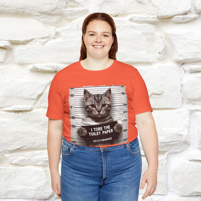 ''I Tore The Toilet Paper'' | Funny Cat T-Shirt | Nunu&Miao Studio