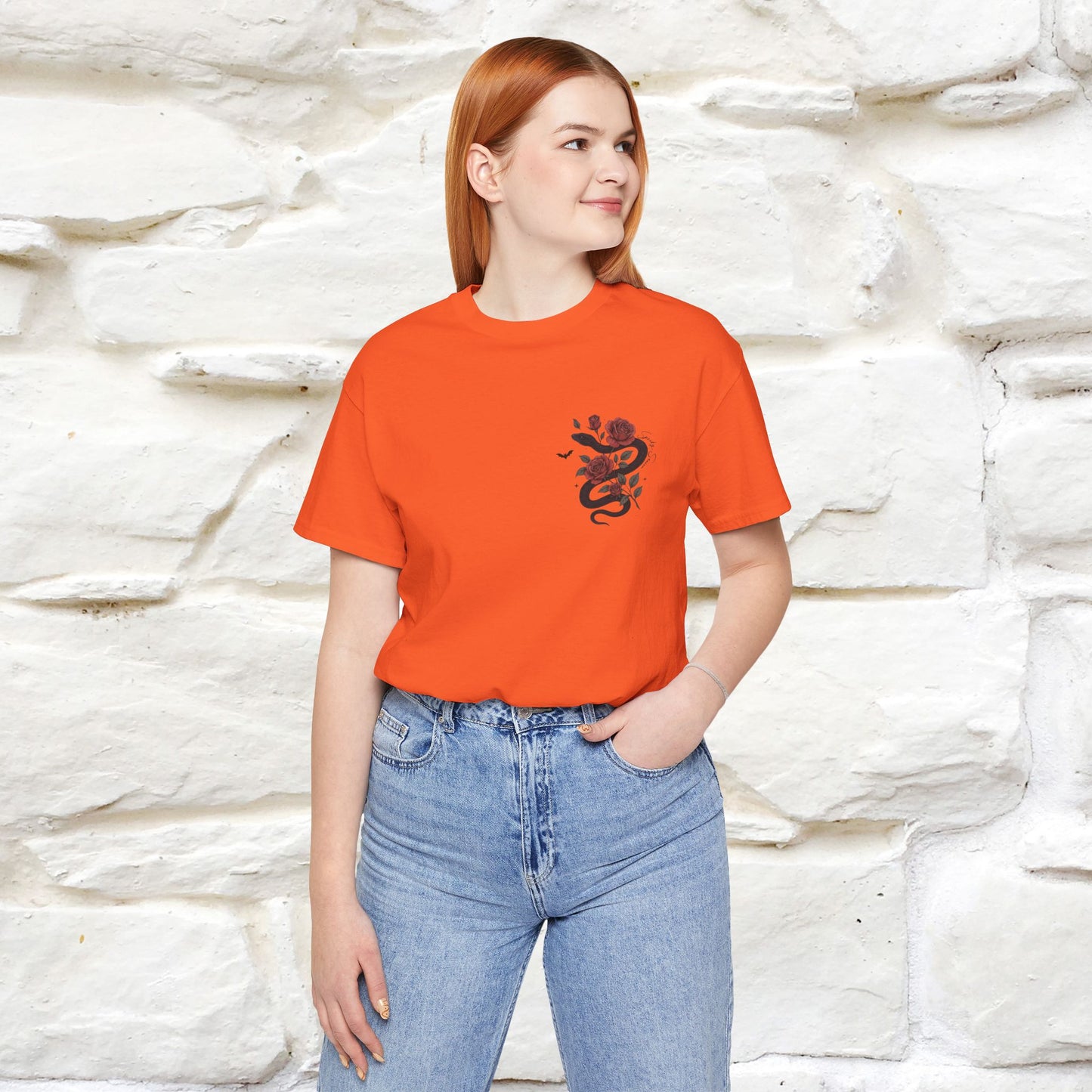 "The Rose and The Snake " Halloween T-shirt |Nunu&Miao Studio