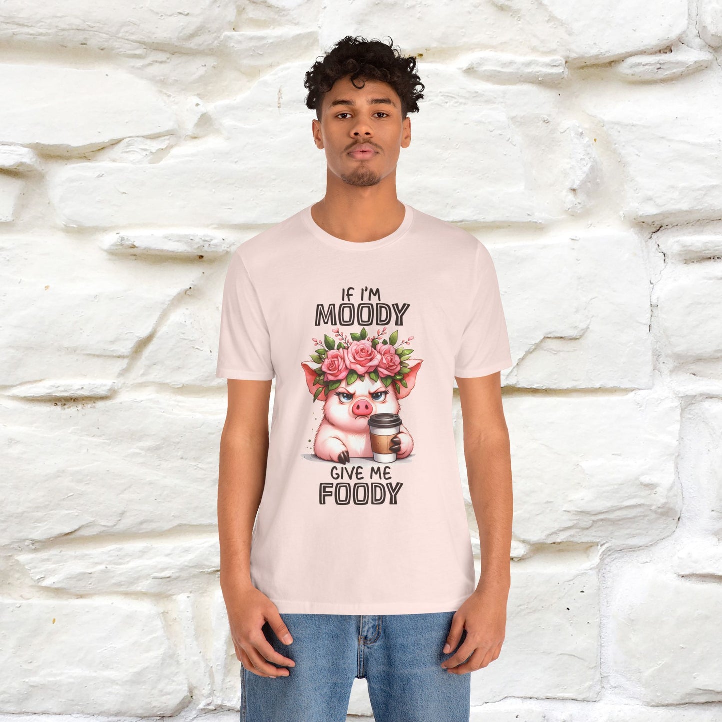 ''If I'm Moody Give Me Foody''| Funny T-Shirt | Nunu&Miao Studio