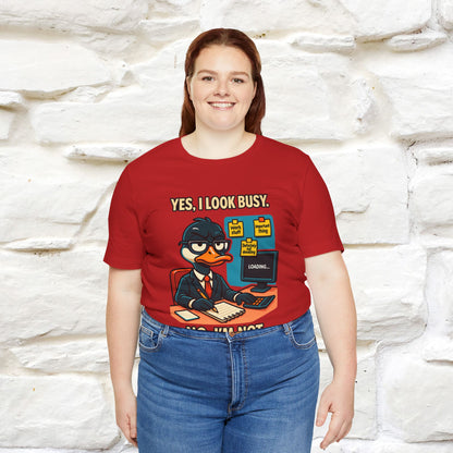 ''Yes, I Look Busy. No I'm Not.''|  Sarcastic Cat T-Shirt | Nunu&Miao Studio