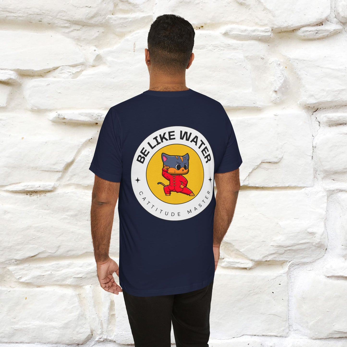 "Be Like Water: Cattitude Master | Cat T-Shirt |Nunu&Miao Studio