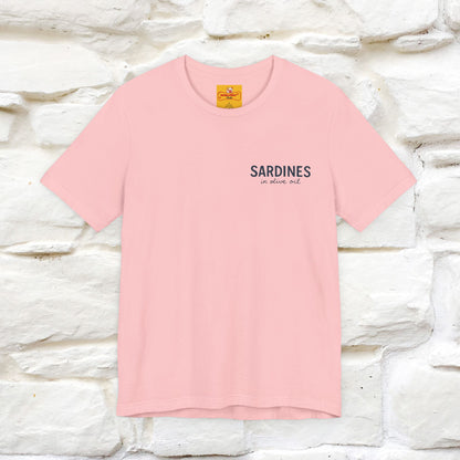 "Sardines In Olive Oil" Cute T-shirt | Front & Back Design|Nunu&Miao Studio