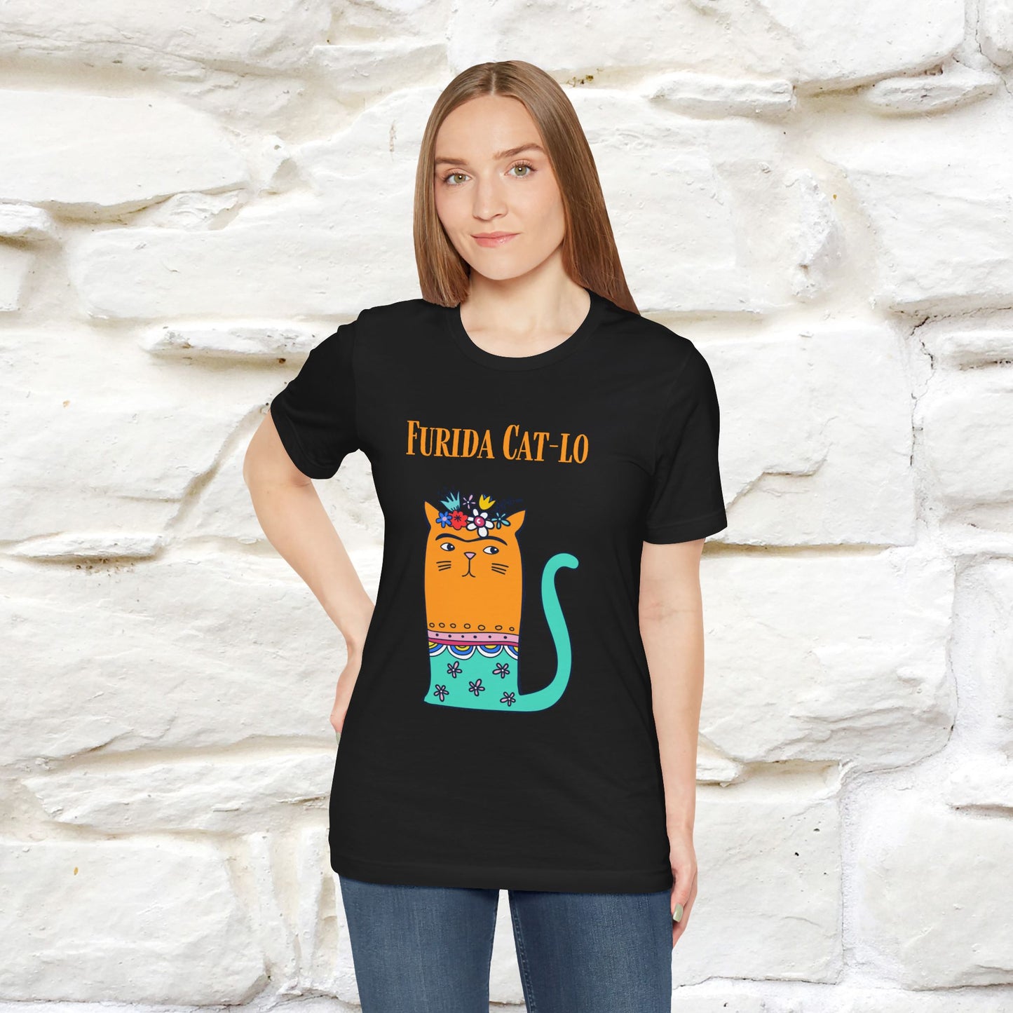 "Furida Cat-Lo'' Cat T-Shirt for Men & Women | 100% Cotton*🐾