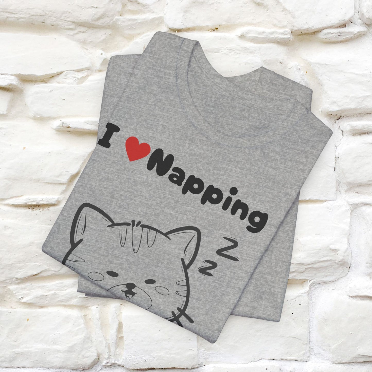 "I Love Napping" Cat T-Shirt for Men & Women | 100% Cotton* 🐾