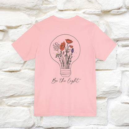 "Be The Light" Cat T-Shirt for Men & Women | Front & Back Design | 100% Cotton* 🐾