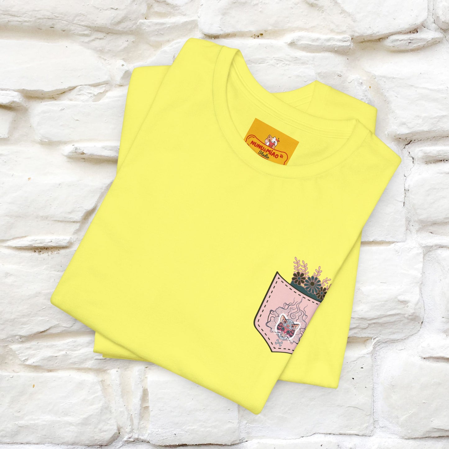 ''Air Fire Cat'' | Cat T-Shirt Front and Back Design | Nunu&Miao Studio