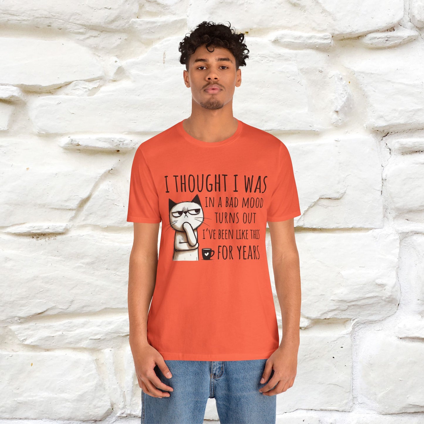"I Thought I was In A Bad Mood.. " Cat  T-shirt |Nunu&Miao Studio