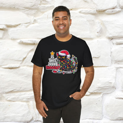“Is This Jolly Enough?” | Cat T-Shirt | Nunu&Miao Studio