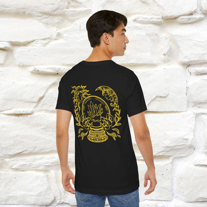 ''The Cristal'' Cat T-Shirt Front and Back Design | Nunu&Miao Studio