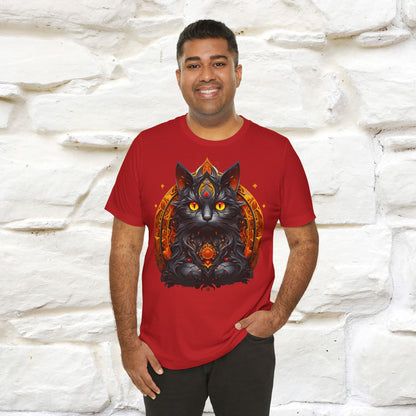 "Black Cat  T-Shirt for Men & Women | 100% Cotton* | Purrfect Cat Lover Tee 🐾"