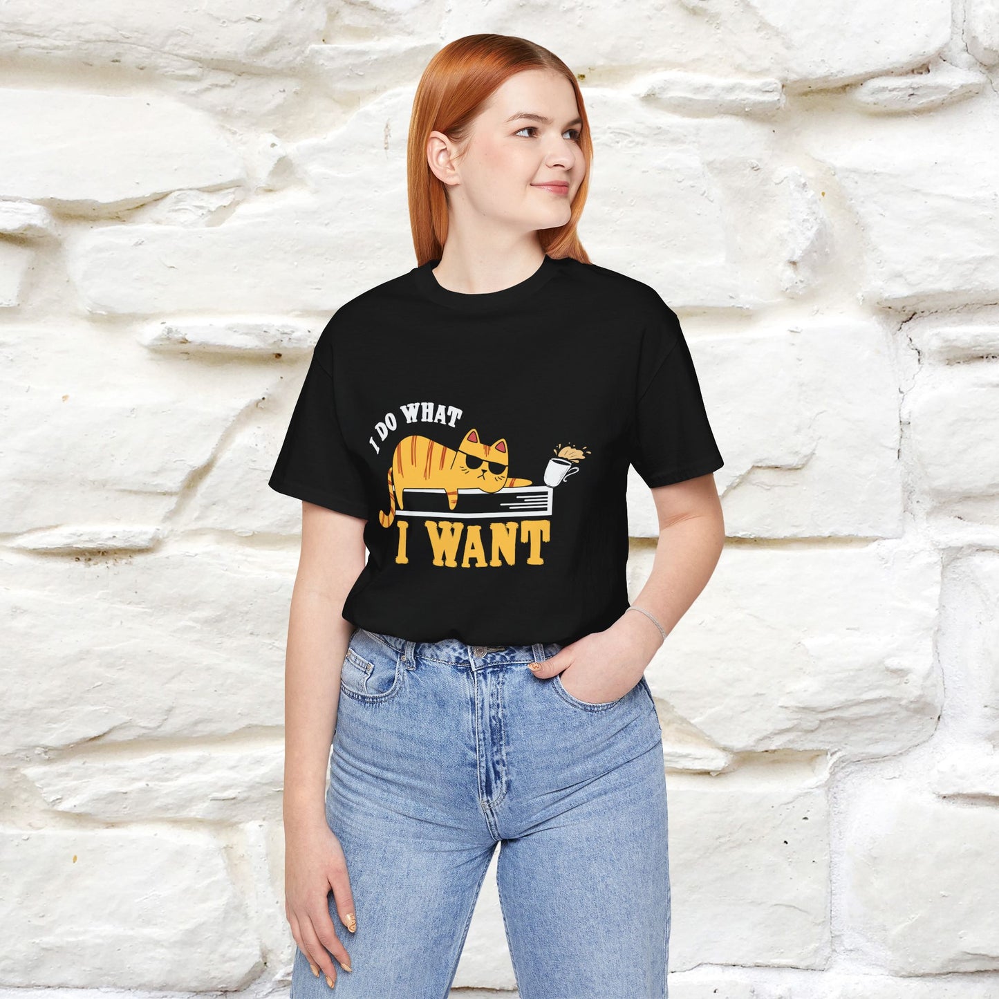 "I Do What I Want" Cute Cat T-Shirt for Men & Women | 100% Cotton*🐾