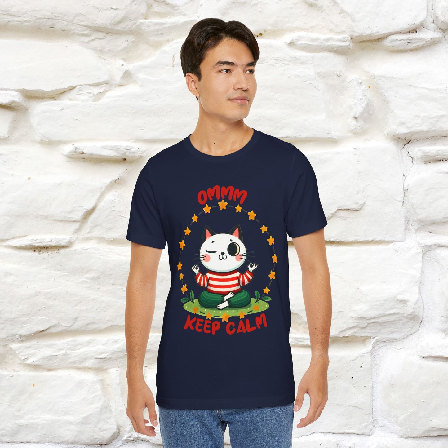 ''Ommm, Keep Calm'' Cat T-Shirt | Nunu&Miao Studio