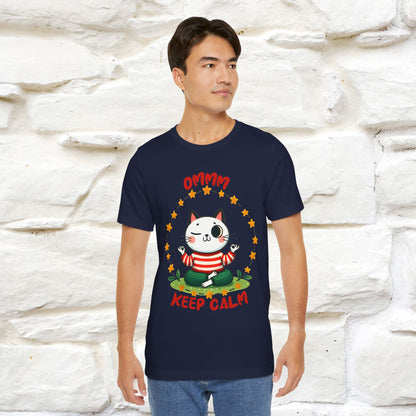 ''Ommm, Keep Calm'' Cat T-Shirt | Nunu&Miao Studio