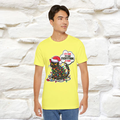 “Everything Is Fine..” | Cat T-Shirt | Nunu&Miao Studio