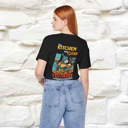 "The Kitchen Was Clean... " |Funny T-Shirt | Nunu&Miao Studio