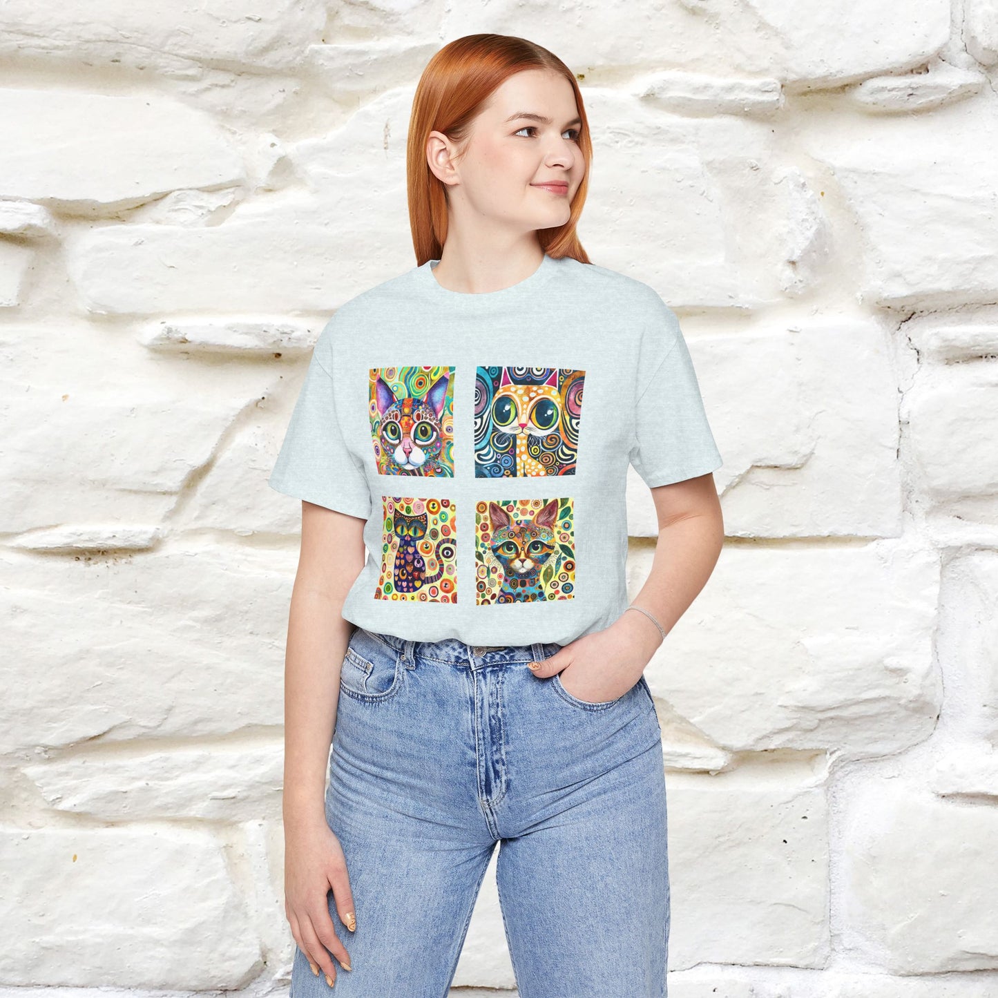 "Mosaic" Cat T-shirt for Men & Women | 100% Cotton* 🐾