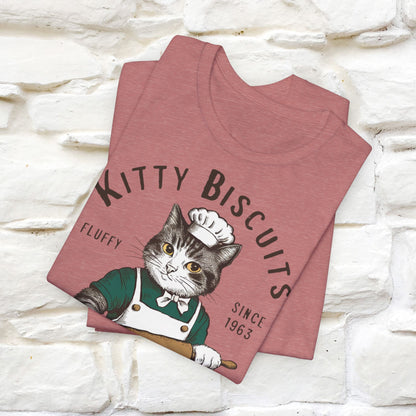 Kitty Biscuits Crunchy Joy T-Shirt | Cat Lover’s Delight for Men & Women | 100% Cotton*