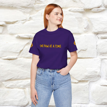 "Life Is A Journey'' Cat T-Shirt | Front & Back Design | Nunu&Miao Studio