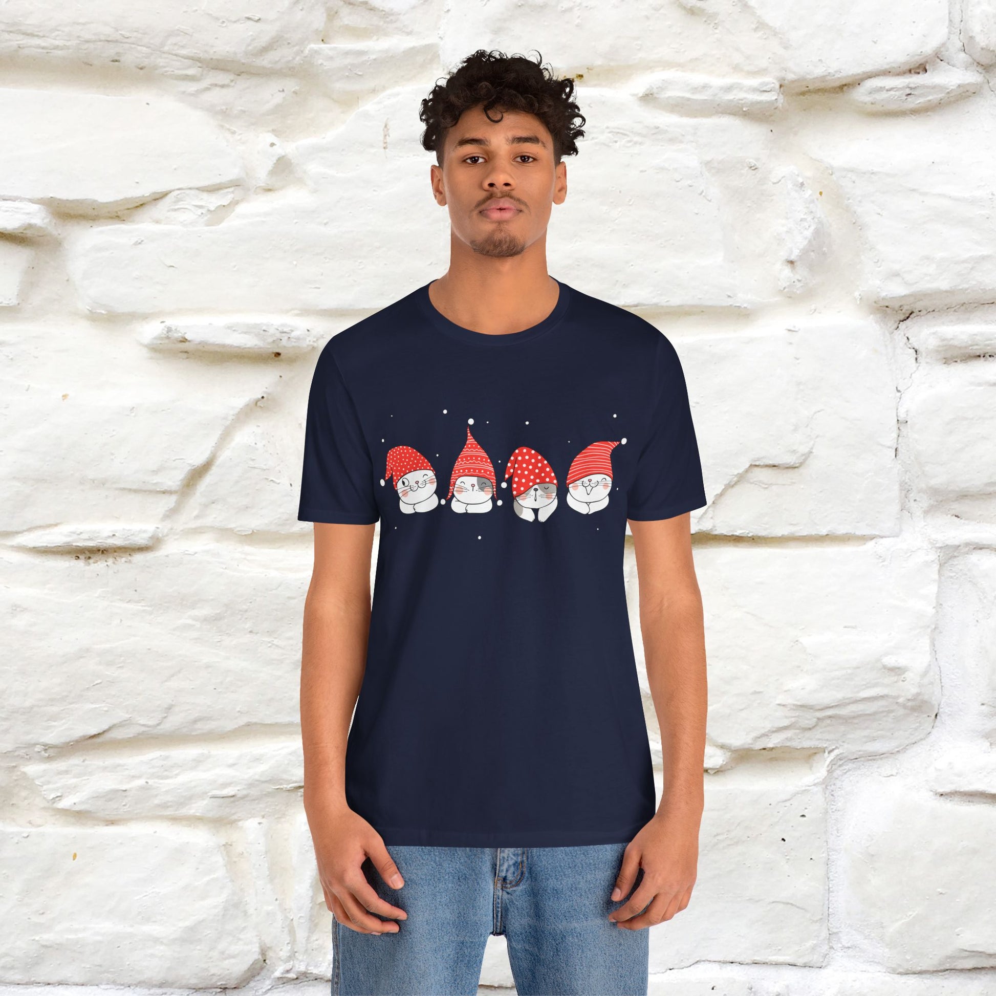 ''Christmas Cute'' |Cats T-shirt | Nunu&Miao Studio - Nunu&Miao Studio