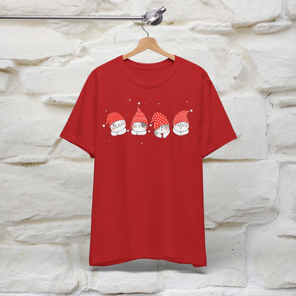 Christmas Cute Cats T-shirt for Men & Women | 100% Cotton* 🐾