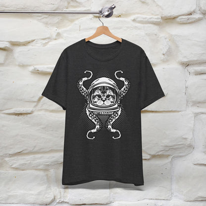 ''OctoCat Fusion''  Cat T-shirt for Man 100% Cotton. - Nunu&Miao Studio