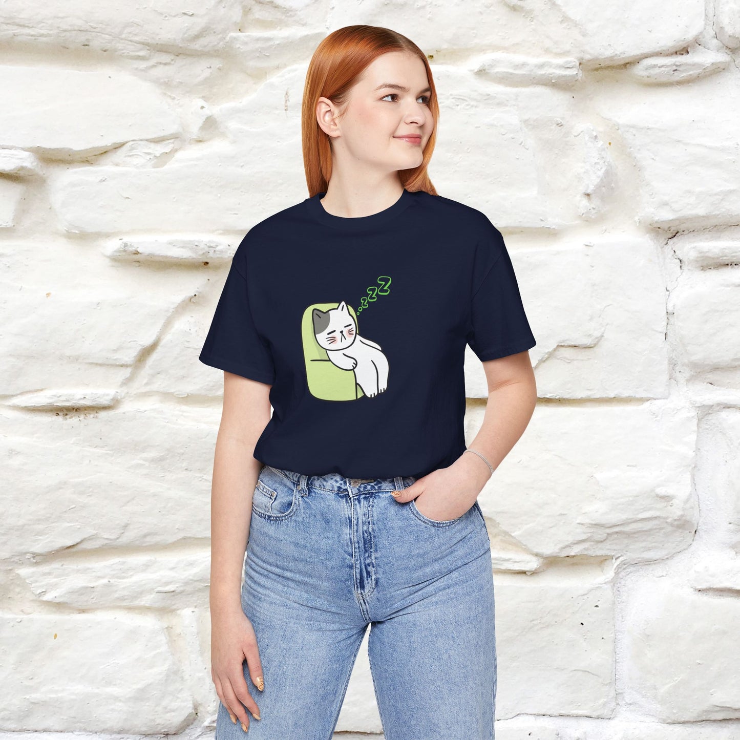 "Keep going… the couch isn’t going to nap on itself." Cat T-Shirt| Front & Back Design | Nunu&Miao Studio