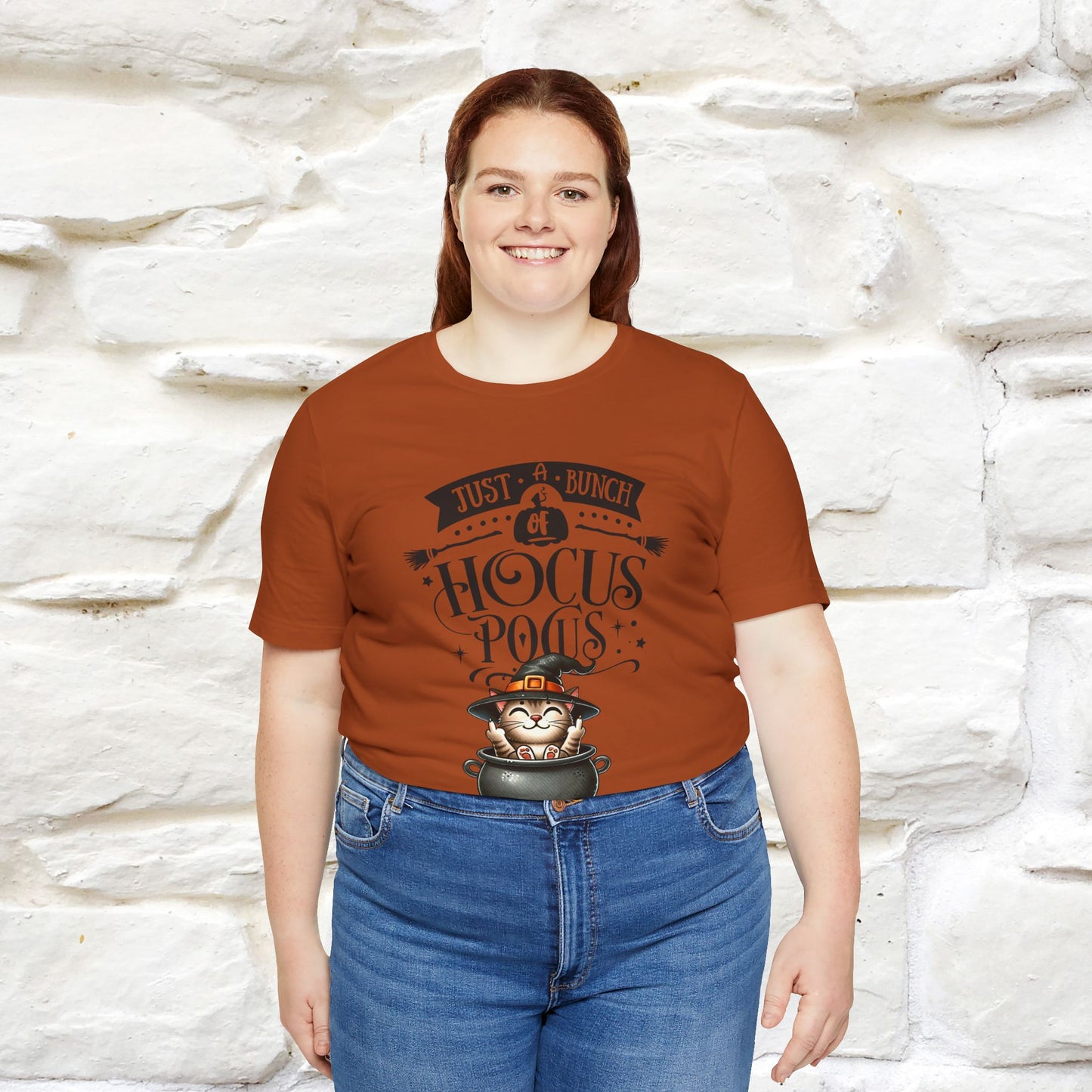 "Just A Bunch Of Hocus Pocus" Cat  T-shirt |Nunu&Miao Studio