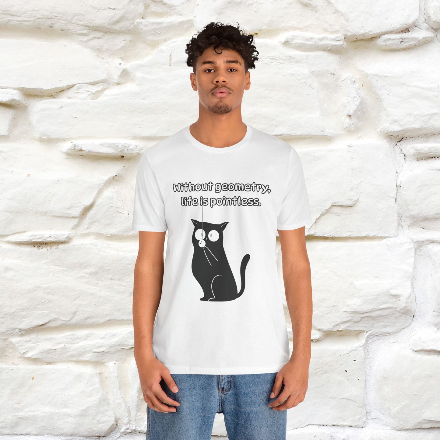 ''Without geometry, life is pointless.''| Funny T-Shirt | Nunu&Miao Studio